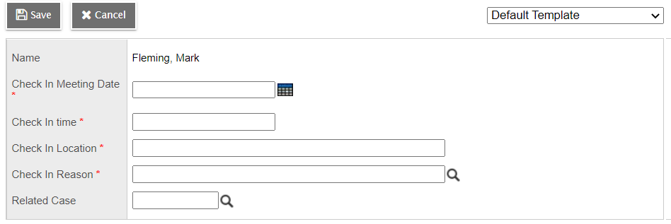 Social Emotional Check-In page